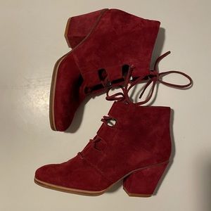 Burgundy Booties by Rachel Comey